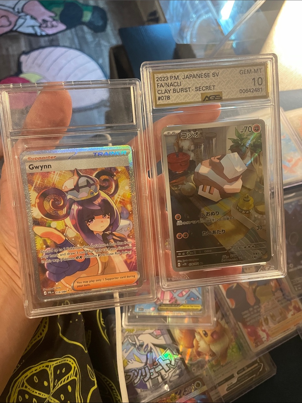 TCG Gwynnn Full Art Trainer Card - Pink Holo Sleeve